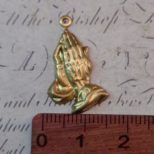 BEHOLD− 真鍮製 プレイハンド 2個 プレイング·ハンズ クリスチャン