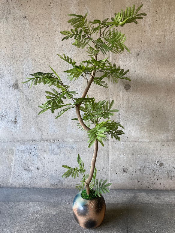 光触媒　人工観葉植物　ウォールグリーン　フェイク　フラワー　エバーフレッシュ 1枚目の画像