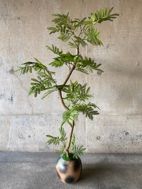 光触媒　人工観葉植物　ウォールグリーン　フェイク　フラワー　エバーフレッシュ 2枚目の画像