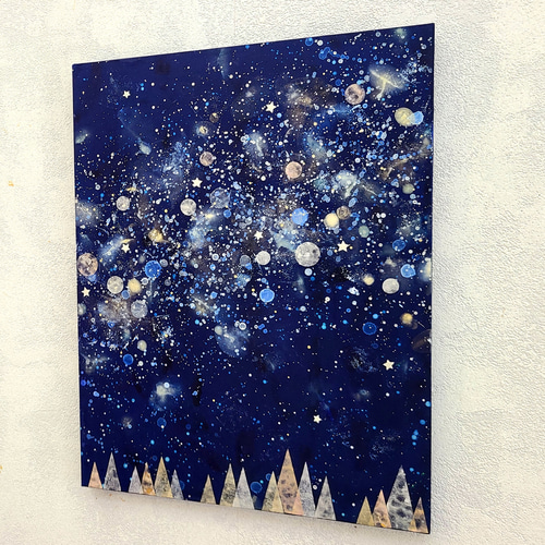 星と森(アクリル原画) 絵画 加藤晶子 通販 13987583｜Creema