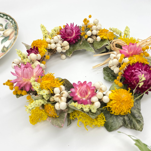 ドライフラワー リース W5 ドライフラワー Green Paradise Yuu 通販