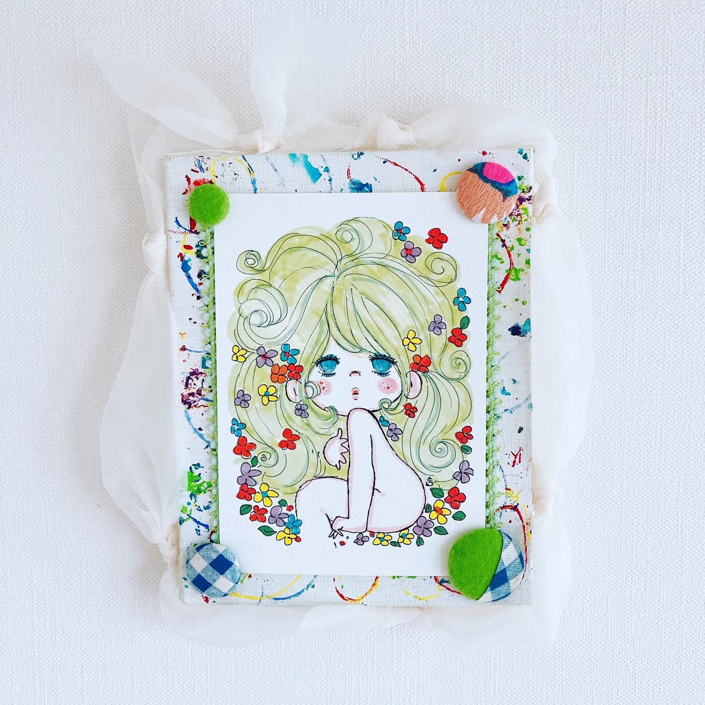 明日ちゃんのセーラー服 木製ポストカードフレーム ポストカード 明日ちゃんのセーラー服展 グッズ事後通販 ポストカードセット B