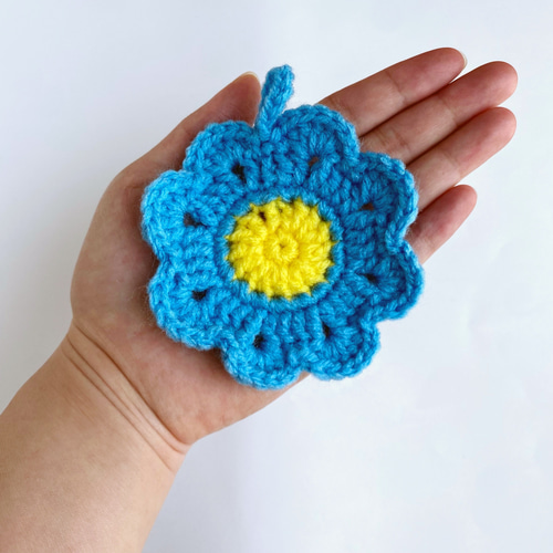 抗菌・防臭毛糸使用】アクリルエコたわし 花 11枚セット その他