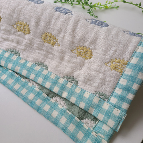 限定色】6重*パイピング*ガーゼケット【S】ハリネズミ*多色☆Lucina