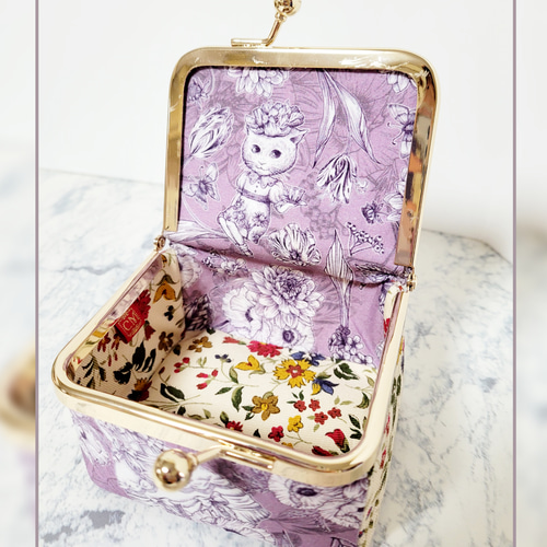 BOX型がま口ケース(ジョリーフルールVol.) がま口 がま口工房 飴月