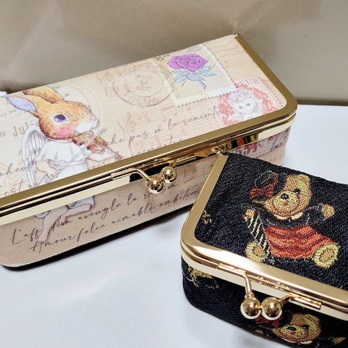 BOX型がま口ケース(ジョリーフルールVol.) がま口 がま口工房 飴月