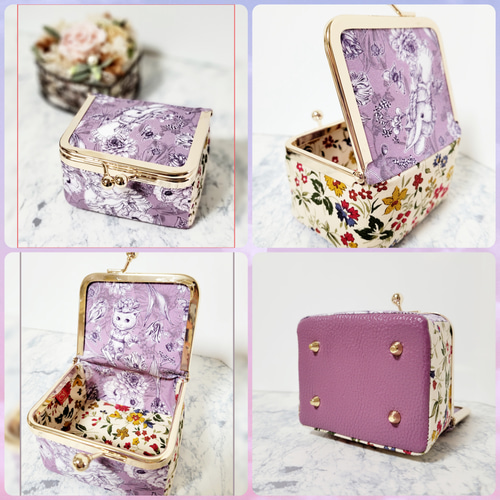 BOX型がま口ケース(ジョリーフルールVol.) がま口 がま口工房 飴月