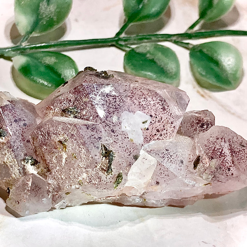 ファントム✨ヘマタイトイン クォーツ クリスタル 水晶