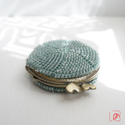 Ba-ba handmade Beads crochet round coinpurse No.1675 第3張的照片