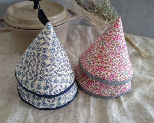 受注制作☆ 三角鍋つかみ リバティ 鍋つかみ ミトン 三角ミトン