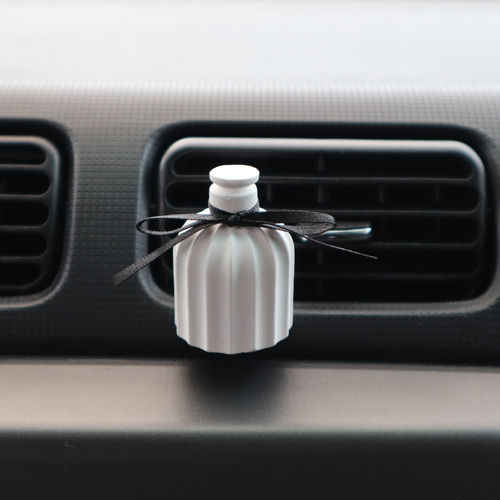 アロマストーン香水瓶 車用 香水瓶 アロマストーン ディフューザー・アロマポット LUNA