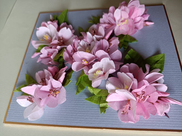 和紙の折り紙フラワー(桜) 3枚目の画像