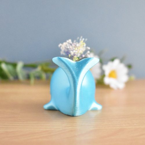 おしゃれな✨クジラの置物　花器　インテリア　陶器 クジラ 貯金箱 鯨 くじら 置物 リアル インテリア 陶器製 : ラタン