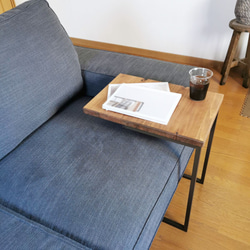 ソファーテーブル/サイドテーブル/棚/北欧/おしゃれ/コの字 サイド