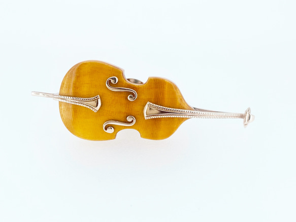 &lt;Min.Wks&gt; 大提琴別針胸針⑦ 第4張的照片
