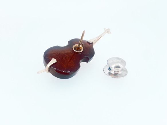 &lt;Min.Wks&gt; 大提琴別針胸針⑩ 第4張的照片