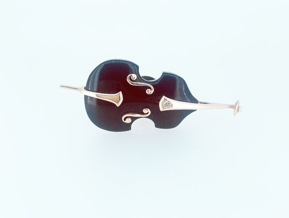 &lt;Min.Wks&gt; 大提琴別針胸針 ⑪ 第2張的照片