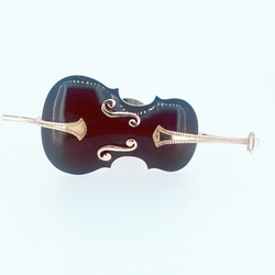 &lt;Min.Wks&gt; 大提琴別針胸針 ⑭ 第3張的照片