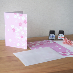 桜と燕のレターセット 5枚目の画像