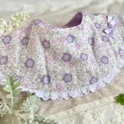 ハンドメイド　フリルスタイ　グリーン　刺繍生地　韓国生地　カットドビーフリル ハンドメイド フリルスタイ グリーン 刺繍生地 韓国生地 カット