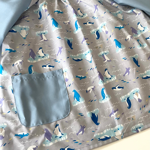 ペンギンの長袖スモック☆