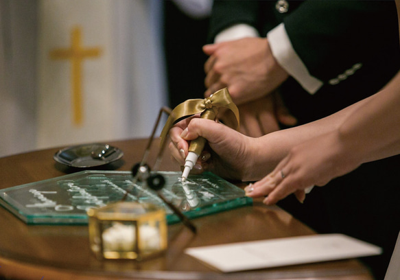 ガラス色のウェディングドロップス(60~70名用※その他人数相談可)/結婚証明書 K1372087616(10600円)