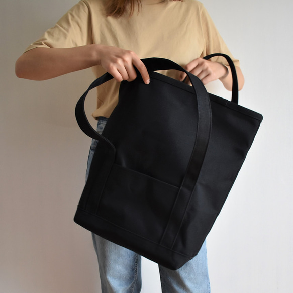 BEND TOTE BAG（ブラック） 14枚目の画像