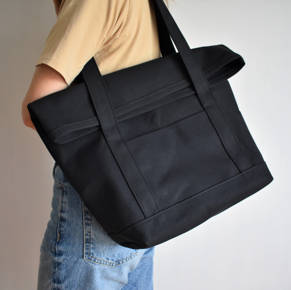 BEND TOTE BAG（ブラック） 12枚目の画像