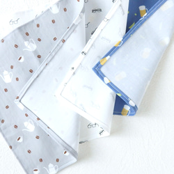 働く大人のコットンハンカチ3枚ギフトセット 6枚目の画像