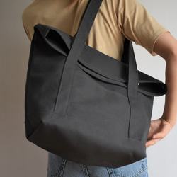 BEND TOTE BAG（チャコール/グレー） 10枚目の画像