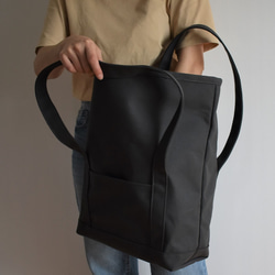 BEND TOTE BAG（チャコール/グレー） 15枚目の画像