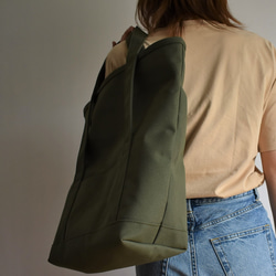 BEND TOTE BAG（オリーブ/カーキ） 11枚目の画像