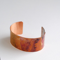 槌目バングル5mm幅スクエア】高純度シルバー1000 純銀 ハンマー平打ち