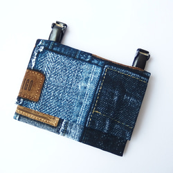 移動ポケット　【展示品】 移動ポケット デニム ip-521 その他入園グッズ こぶたせいさくしょ