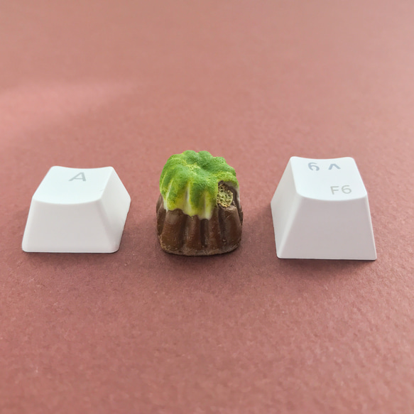 Canelé 鍵帽（抹茶），用於 Cherry mx 機械開關 第5張的照片