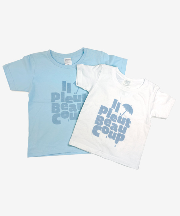 古着風　キッズTシャツ【II PLEUT BEAU COUP】 1枚目の画像