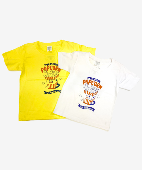 古着風　キッズTシャツ【FRESH POPCORN】 1枚目の画像