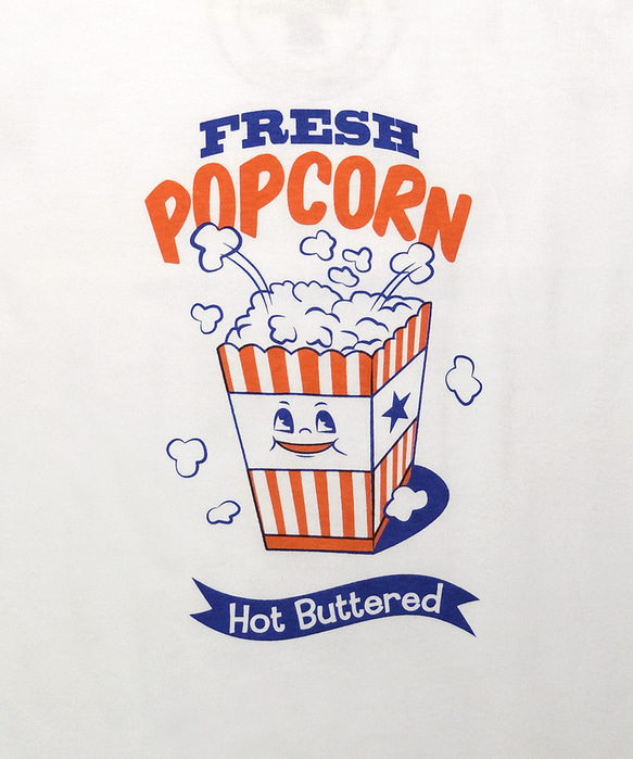 古着風　キッズTシャツ【FRESH POPCORN】 3枚目の画像