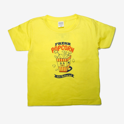 古着風 キッズTシャツ【FRESH POPCORN】 子供服 BEACON｜キッズ