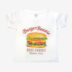 古着風　キッズTシャツ【Burger Beastie】 1枚目の画像