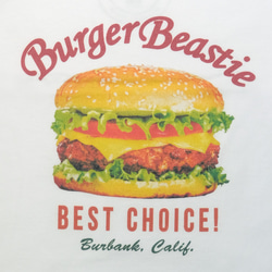 古着風　キッズTシャツ【Burger Beastie】 2枚目の画像