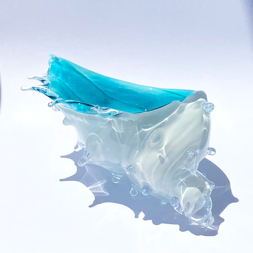 受注製作：貝殻のガラスの器、リゾートラグーン「シェルの器」 その他