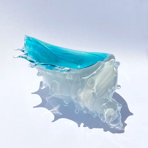なかむら硝子　♡貝殻の器　Shell♡　リゾート　夏 受注製作：貝殻のガラスの器、リゾートラグーン「シェルの器」 その他