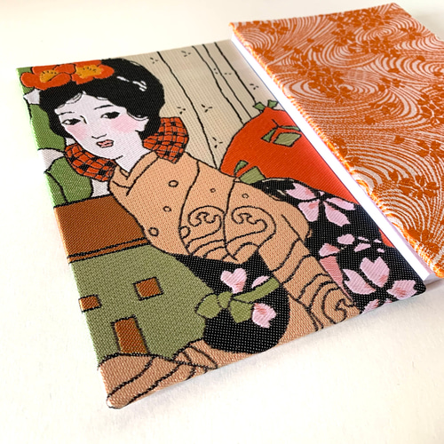 ある朝』 竹久夢二御朱印帳 額絵御朱印帳 B6サイズ 桜 流水 Yumeji