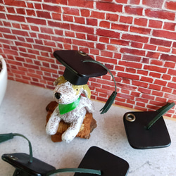 YF33_手工文創  迷妳學士帽 鑰匙圈、吊飾、畢業記念品 第4張的照片