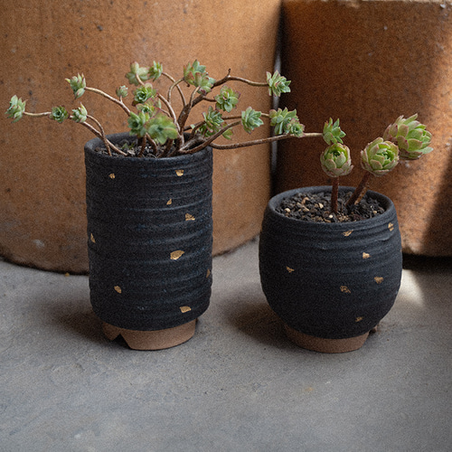 盆栽鉢 小花器 陶器の器、高級感もありオシャレです