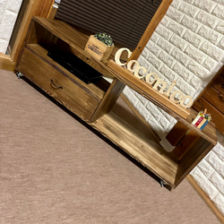 かごめ編みシリーズ第2弾】リビングラック トイレ収納 キッチン収納