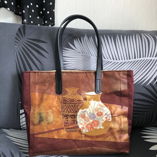 アンズルーム☆ハンドメイド☆ちょっと豪華な トートバッグ  
