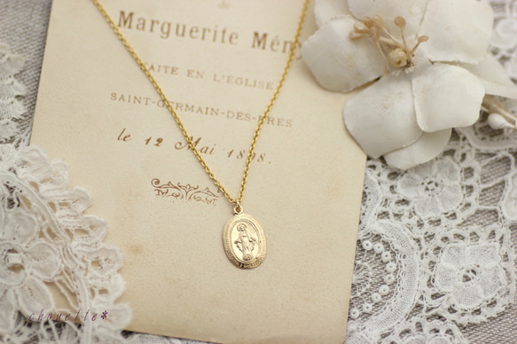 マリアメダイネックレス*14kgf ネックレス・ペンダント blanc