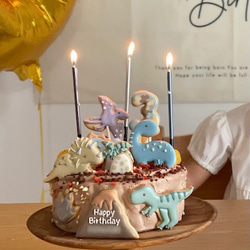 種類が増えました☆【選べる3頭】恐竜アイシングクッキーセット 5枚目の画像